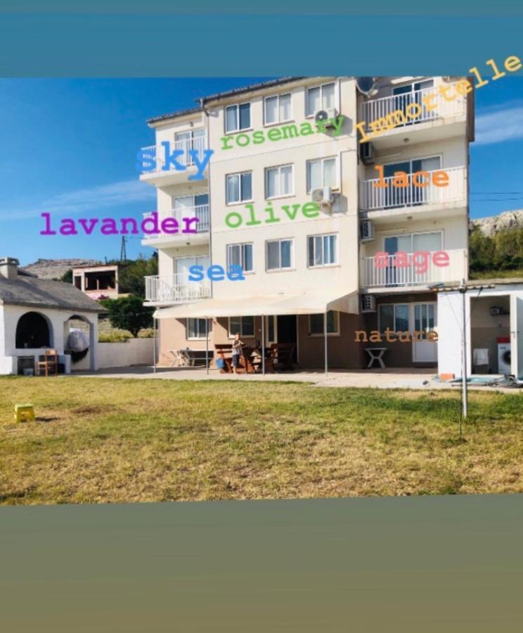 Apartmani Beach Miskovici, Otok Pag Экстерьер фото